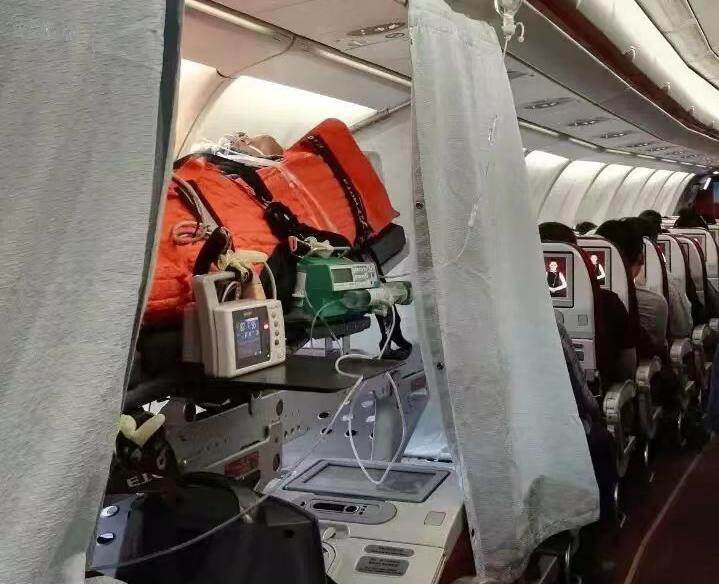 安达市跨国医疗包机、航空担架